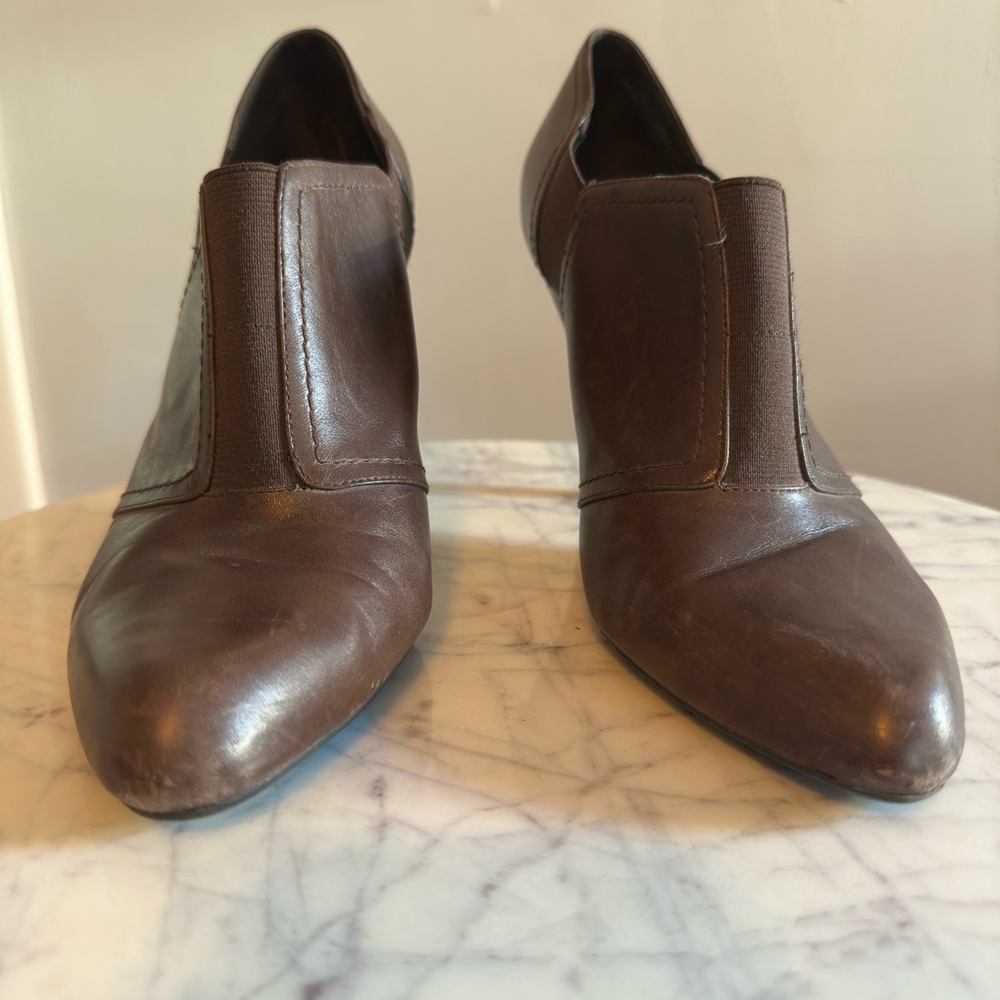 Brown Leather Women's Shoes